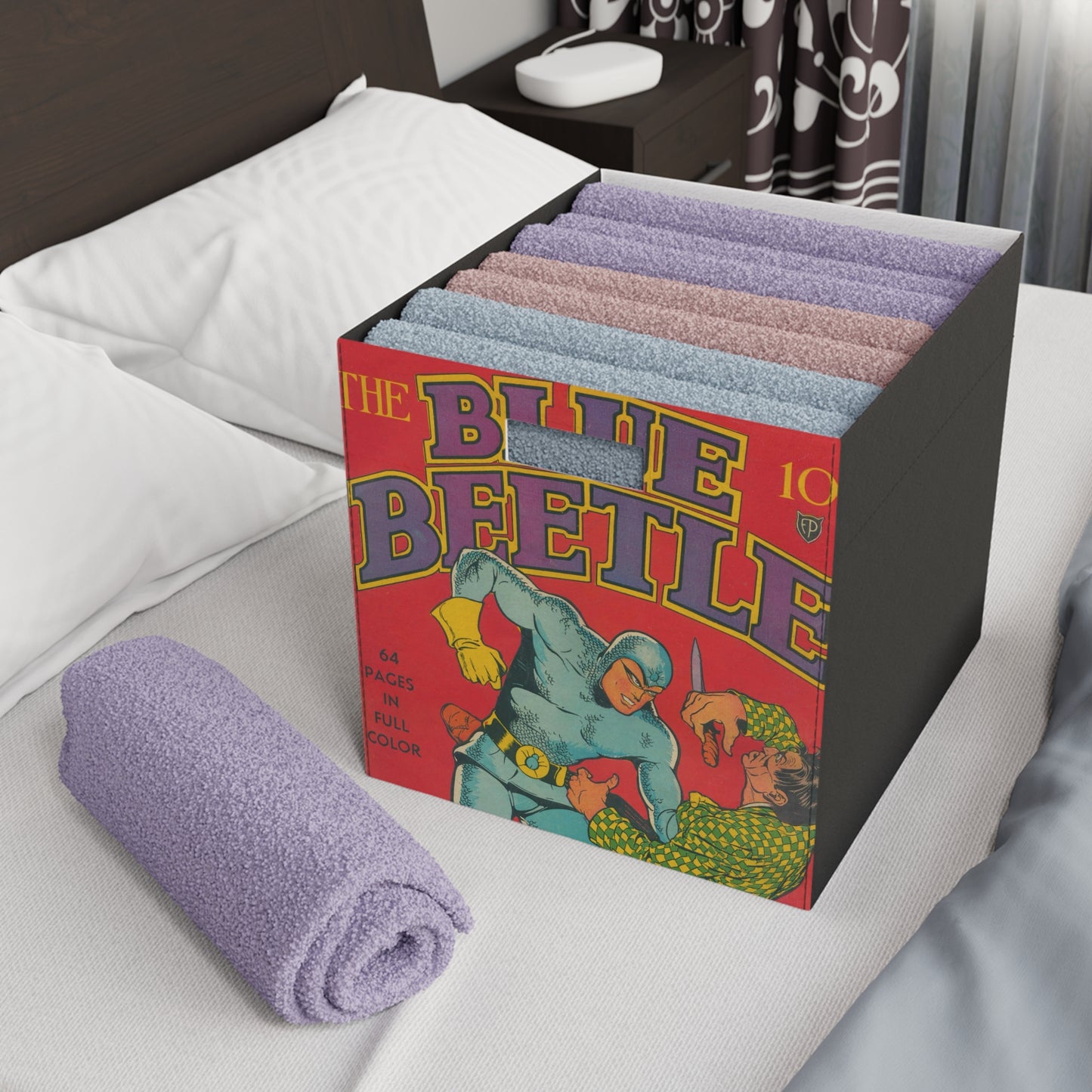Blue Beetle 1 Cover Golden Age Felt Storage Box