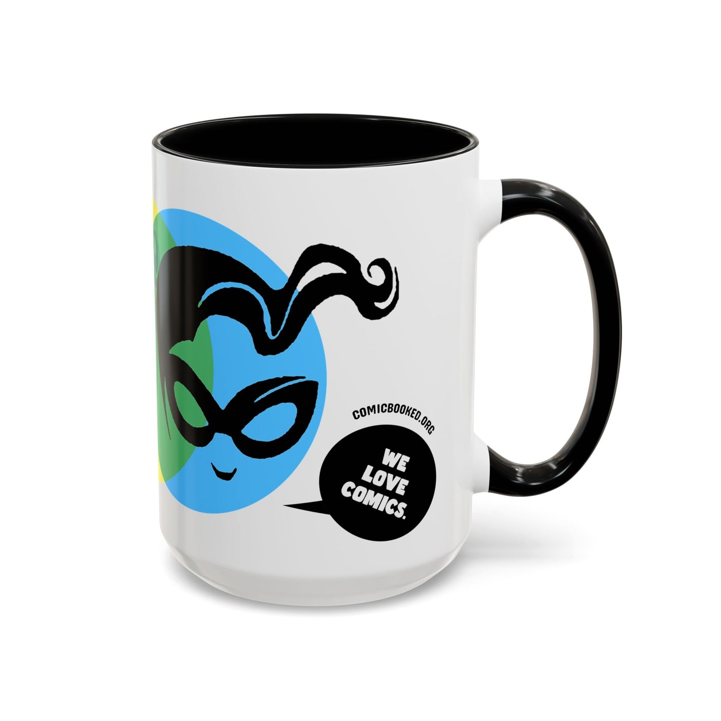 Masked Vigilante We Love Comics ComicBooked! Mug - 8 Colorful Options