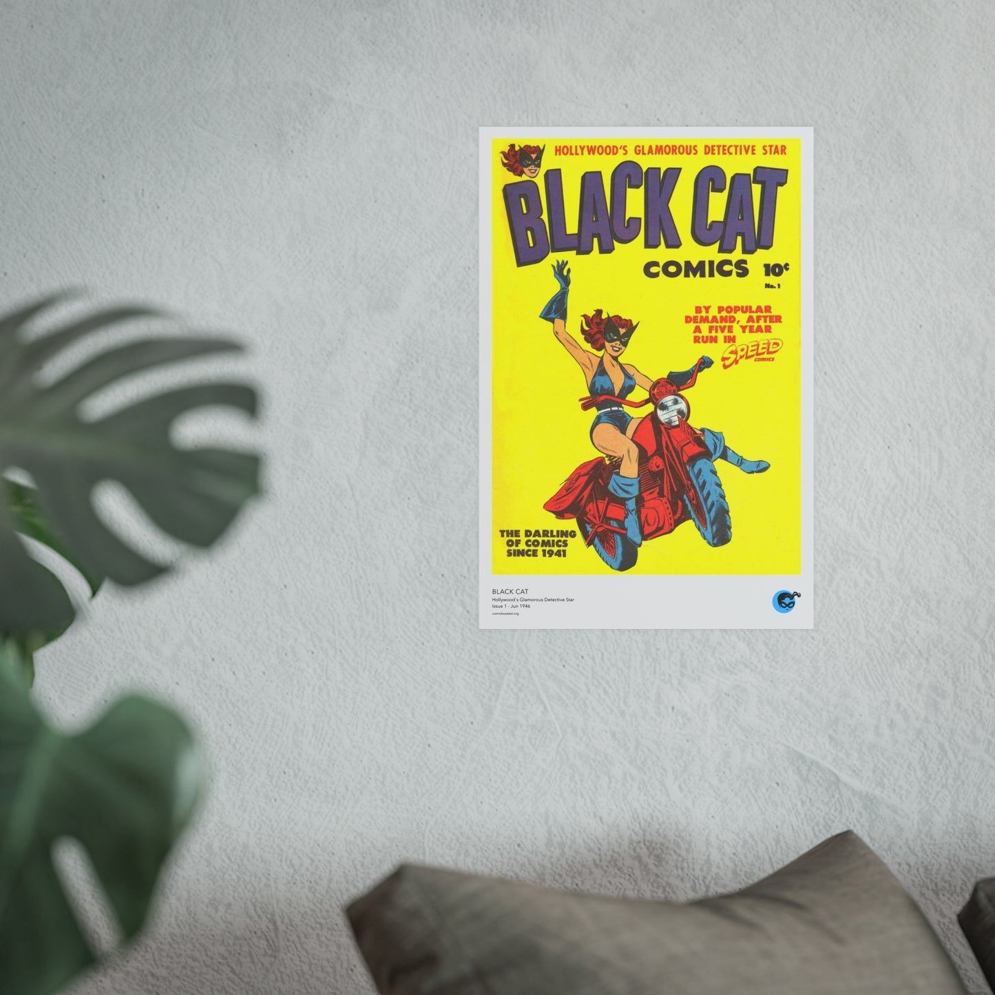 Black Cat 1 Cover Golden Age Poster