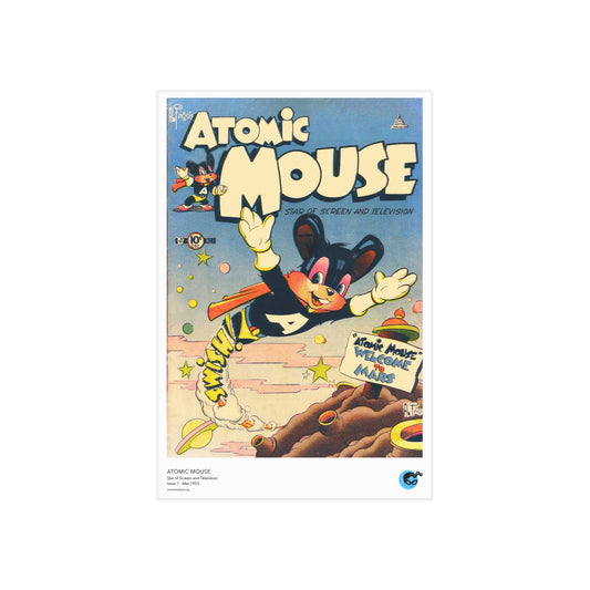 Atomic Mouse 1 Cover Golden Age Mini Print