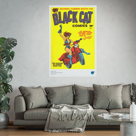 Black Cat 1 Cover Golden Age Poster