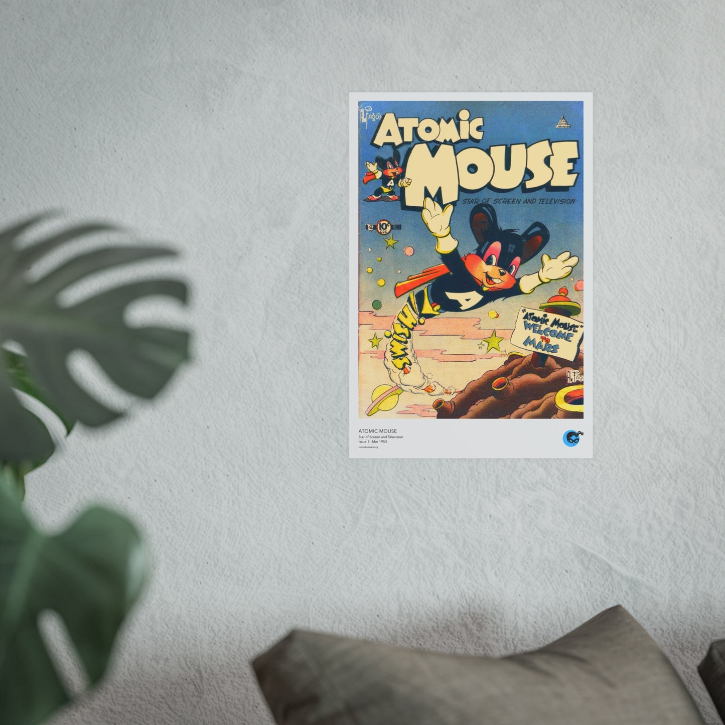 Atomic Mouse 1 Cover Golden Age Poster