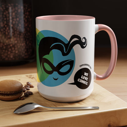 Masked Vigilante We Love Comics ComicBooked! Mug - 8 Colorful Options