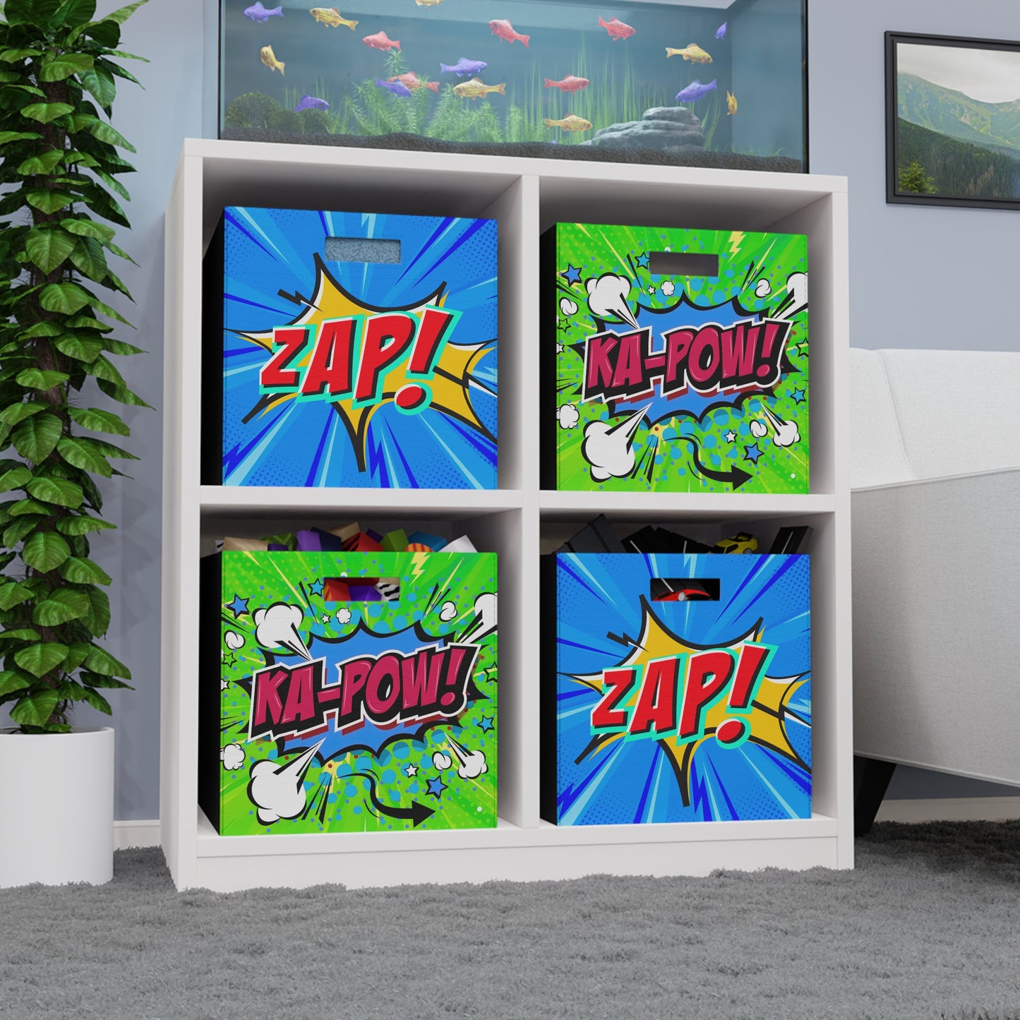 KA-POW! ZAP! ComicBooked! Felt Storage Box