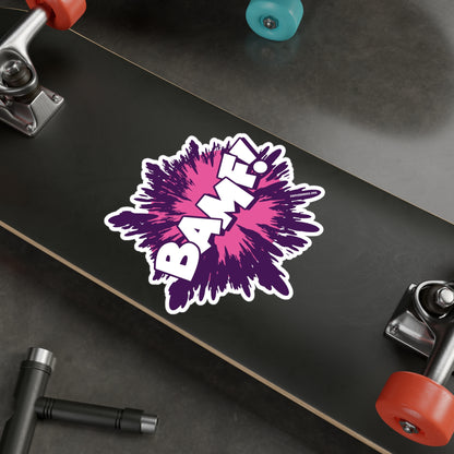 BAMF! Blerdy Bird Kiss-Cut Vinyl Decal